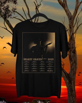 Shakey Graves 2025 Tour T-Shirt Volle Größe S bis 5XL QA1008 Unisex T-Shirt