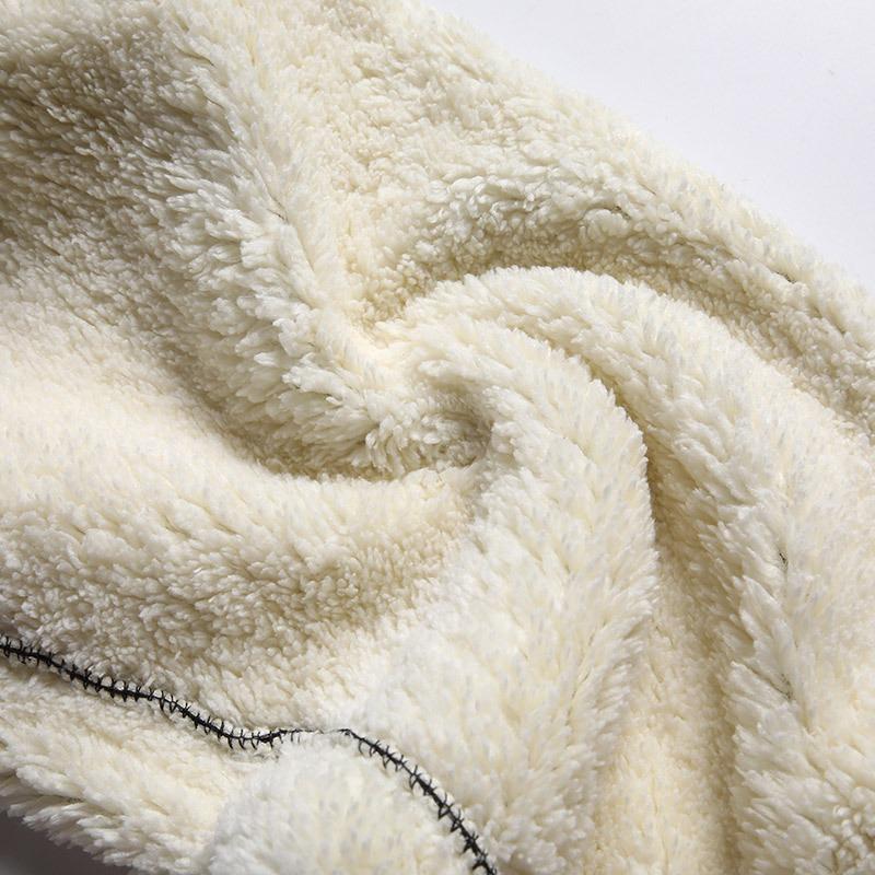 Grandma Pack Fleece Pants Middle Old Woman Winter Flower Cotton Pants Thickened Mom Lamb Fleece Old Lady Loose Straight Tube