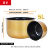 Rice Cooker Inner Container Non Stick Cooking Pot Replacement Accessories Kitchen Food Rice Cooker Liner Inner Pot Accessories