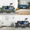 Washable Couch Cover Solid Color Stretch Slipcover High Elastic Sofa Cover for Home Decor