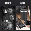 Auto Garbage Bin Ashtray Leak-proof Car Cup Holder Trash Can with Cover Storage Box Bucket Waterproof Acessory