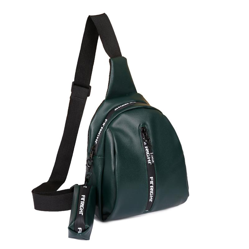 

Повседневная спортивная нагрудная сумка Модная сумка через плечо кроссбоди мини для мобильного телефона и кошелек зелёный