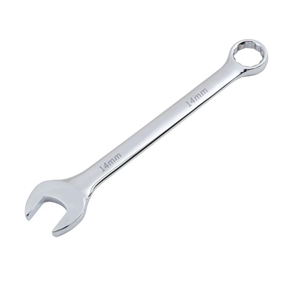 Chrome Vanadium Steel Open-ended Spanner 6-32mm Open Box End Wrench  Household Repair 14mm