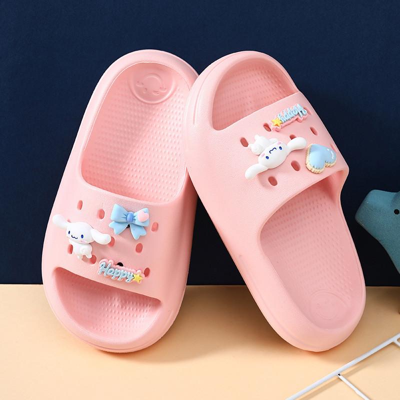 Comfortable Eva Cartoon Style Girls Indoor Slippers Non-slip Soft Sole For All Seasons