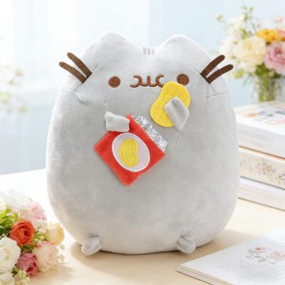 Gato de peluche con temática de postres: helado, donut y pizza. Muñeco de peluche coleccionable, suave y abrazable, regalo ideal para amantes de los gatos.