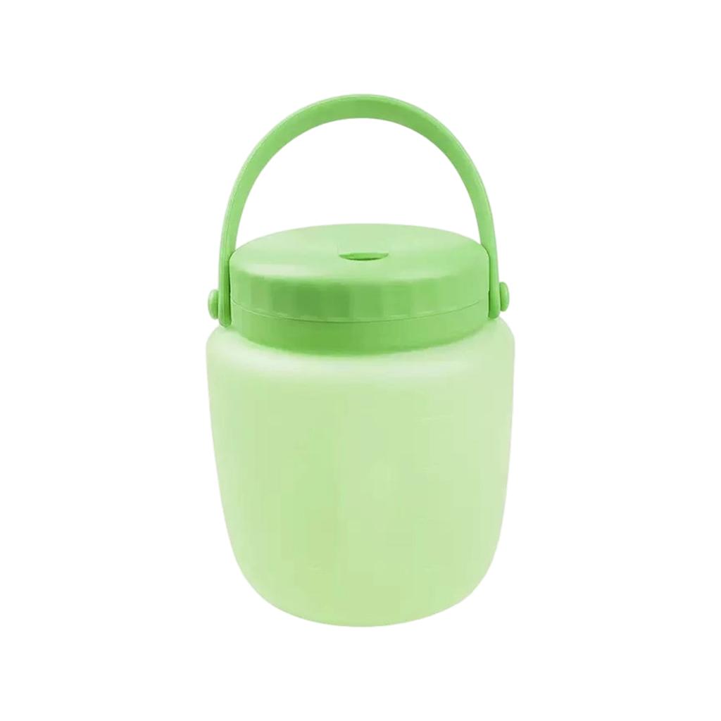 1000ML Portable Outdoor -Keeping Silicone Sealed Kettle Silicone Ffresh-Keeping Bag -Keeping Ice Food Storage Box