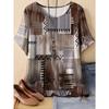 3D Printed Summer Women's T-Shirt Breathable Versatile Fashion