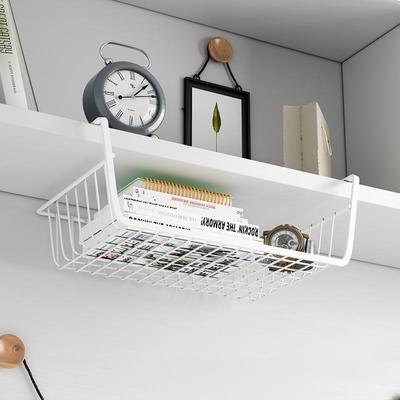 Kitchen Shelves Dormitory Cabinet Storage Racks Organising Dividers Under Hanging Baskets No-hole Desktop Layered Partition Storage