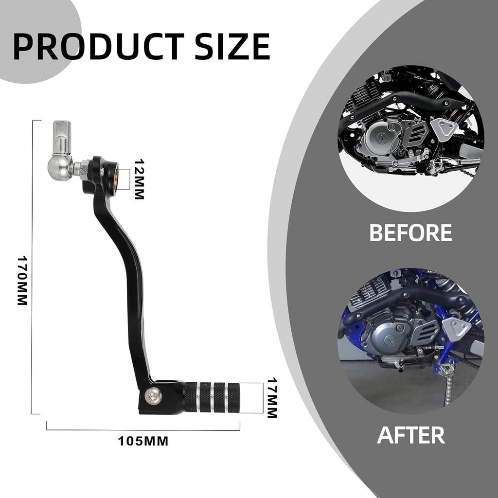 Dirt Bike Gear Shifter Lever for TTR 125,CNC Folding Motorcycle Pit Bike Shift for TTR125E 2005-2009/TTR125L 2005-2008/TTR125LE 2008-2009