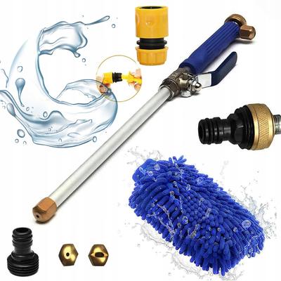 Pressure Washer Lance for Garden Hose 3/4"" – High Pressure 25 Bar | Range 15 M | Rubberized Handle and Two Types of Nozzles