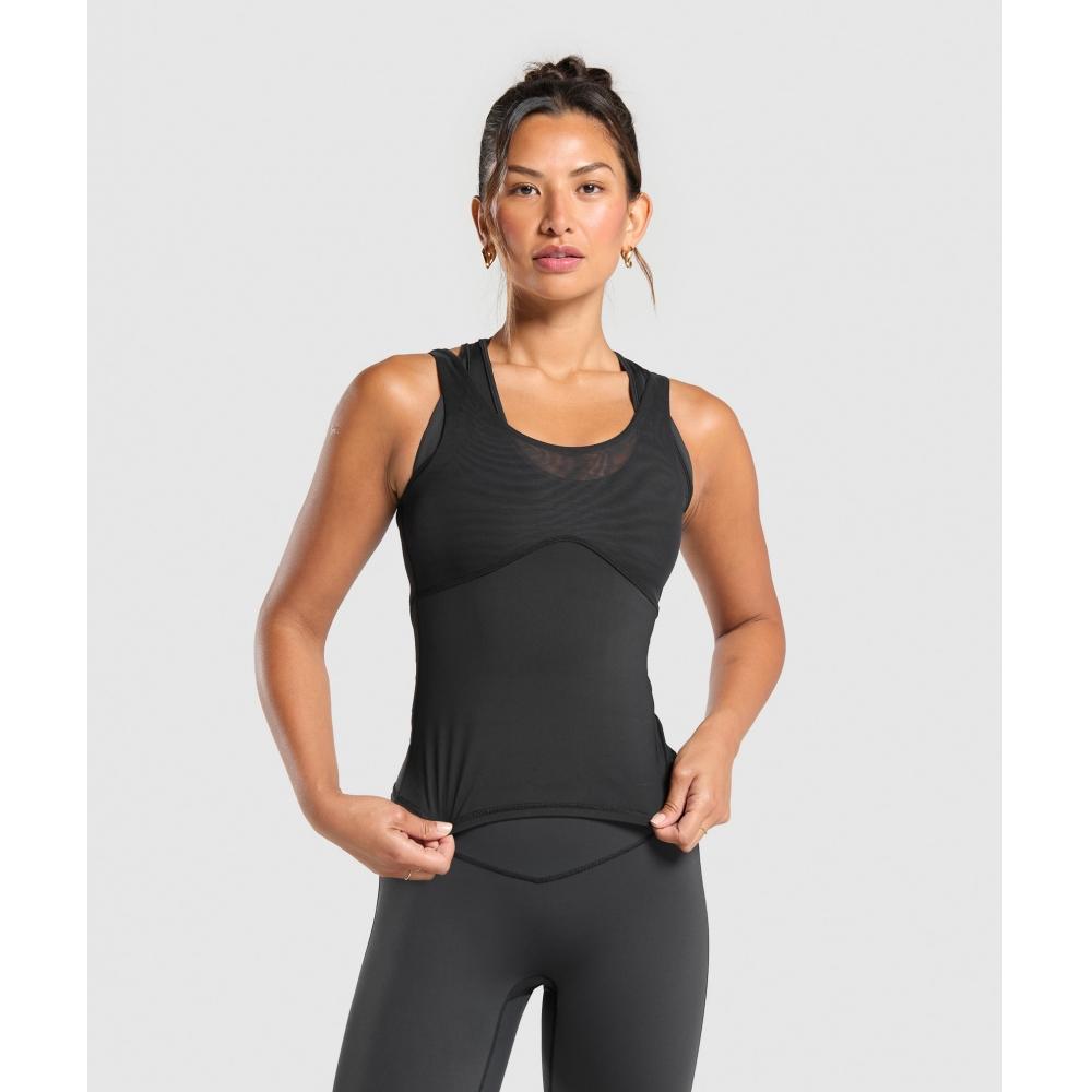 

Gymshark Elevate Shelf Tank черный B9a6o Bb2j XXS