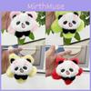 Entzückender Plüsch-Panda-Sonnenblumen-Schlüsselanhänger-Puppe Niedlicher Taschenanhänger für Paargeschenke