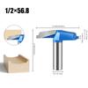 1/2 Handle 12 Handle Convex Nose Knife Line Knife Cabinet Door Panel Knife Flower Line Knife Edge Trimmer Milling Cutter Cabinet Door Cutter