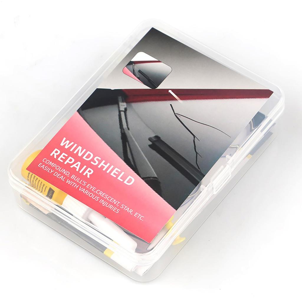 Window Crack Repair Kit, Windshield Crack Repair Kit, Windshield Crack Repair Fluid - Glasses
