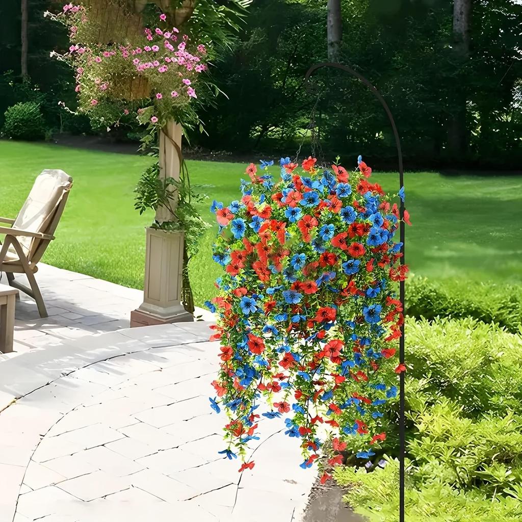 1Pc/2Pcs Exquisite Lebensechte Seide Daisy Hängende Blumen für Im Freien Künstliche Pflanzen Orchidee Blume