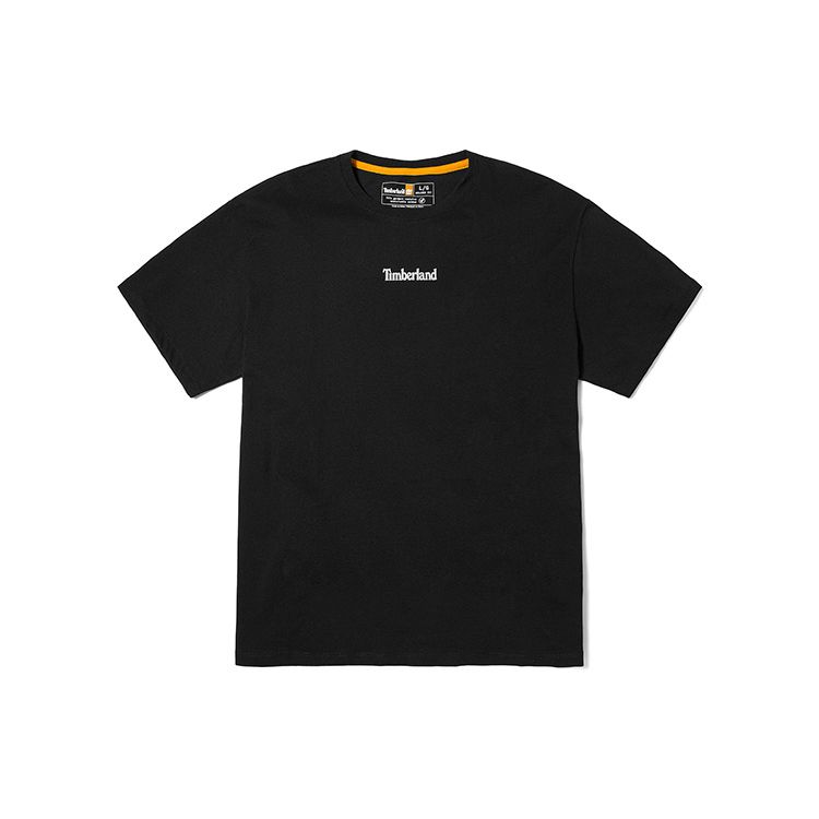 Timberland Cartoon Print Short Sleeve T-Shirt Men Tops Black A6CJP-001