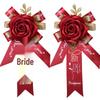 Wedding Corsage & Boutonniere Set for Bride, Groom, Bridesmaids & Groomsmen