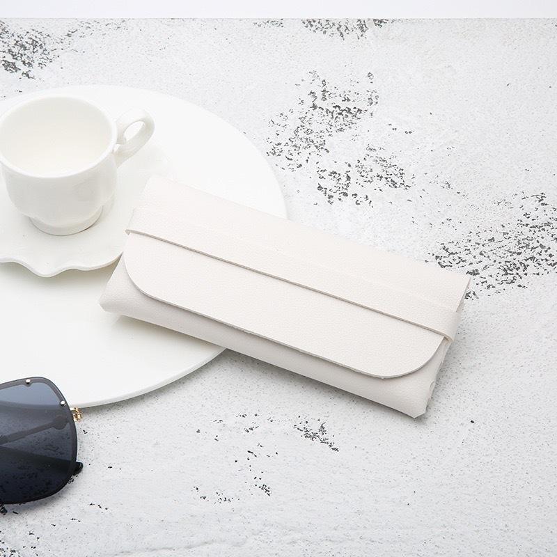 Pvc Leather Handmade Sunglasses Box, Portable Leather Soft Bag Glasses Case, Fashionable Leather Mirror Case.