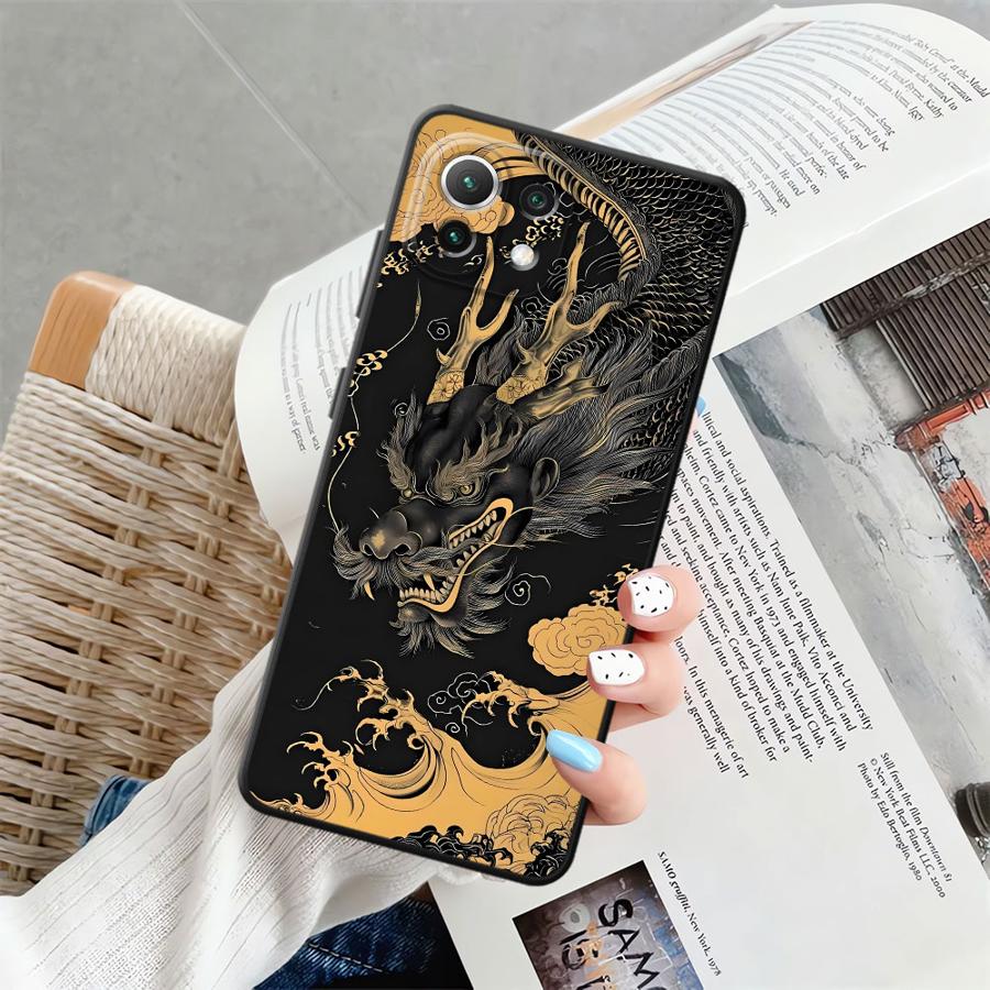 Dragon Totem Funda Phone Cover Case for Xiaomi Mi 12X 12 11 11T 14 12T Pro 10T 15 Pro 13 Lite