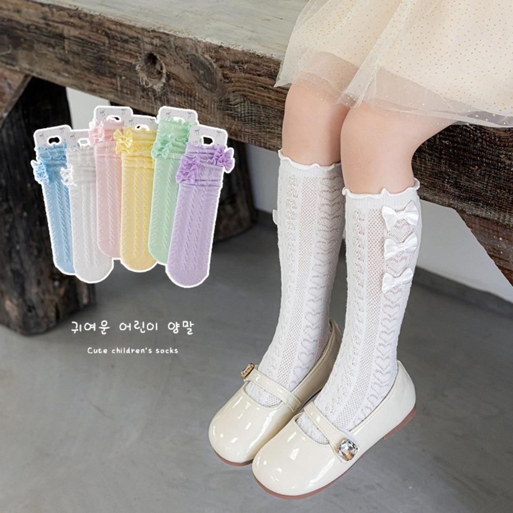 

Lace Middle Tube Socks Ballet Style Hosiery New Leg Covers Gift фіолетовий