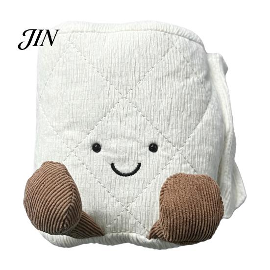 Sofa Plush Toy Cartoon Roll Paper Toy, Stuffed Smiling Toilet Decoration, PP Cotton Soft Handmade Plushie for Home Bedroom