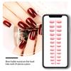 Pack of 24 Short Ballerina Safe Scratch-resistant Coffin False Nails French Style DIY Graceful Personality Acrylic Nail