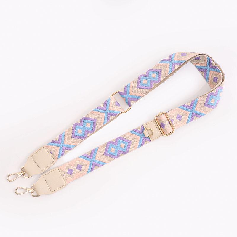 Mobile Phone Strap Ethnic Style Wide Crossbody Shoulder Strap Women's Bag Replacement Strap Shoulder Luggage Accessories