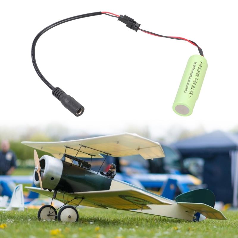 0V 18650 Dummy Battery With 5.5x2.5mm Female Input Cable For Stable Power Supply To Electronic Devices