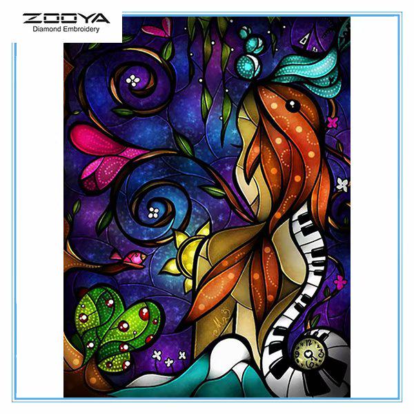 

ЗООЯ DIY 3D Алмазная картина Абстрактная вышивка Крестом Стежок Главная Декор