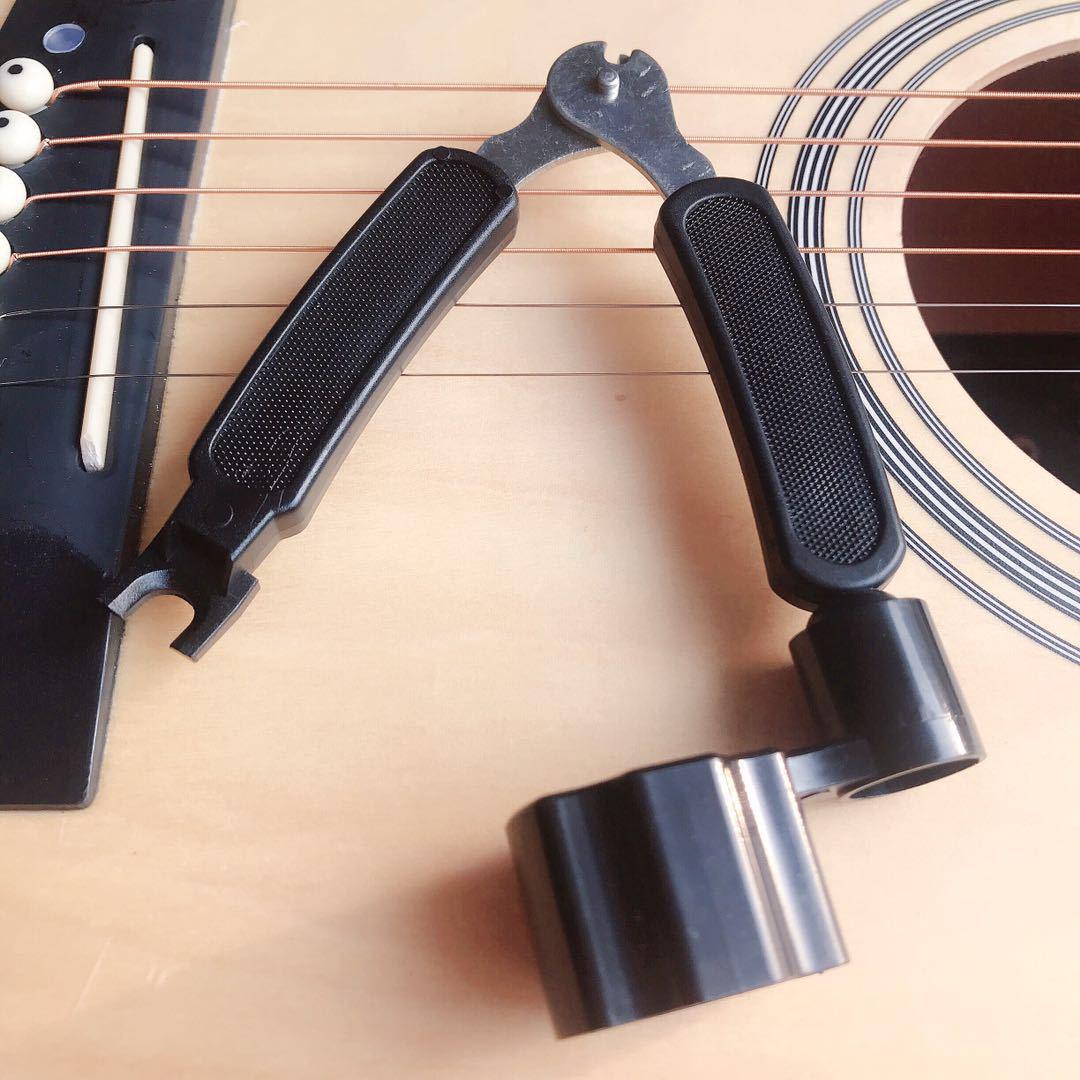Guitar String Tool Set: Cutter, Winder, Pliers, Lifter, Nail Puller, Bakelite Accessories.