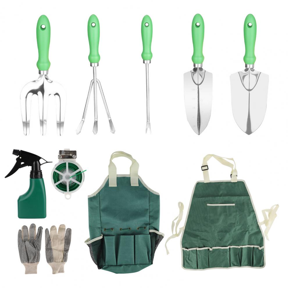 

Non-slip Handle Garden Tools Stainless Steel Gardening Tool Set with Non-slip Handle Fashion Storage Tote Home Supplies