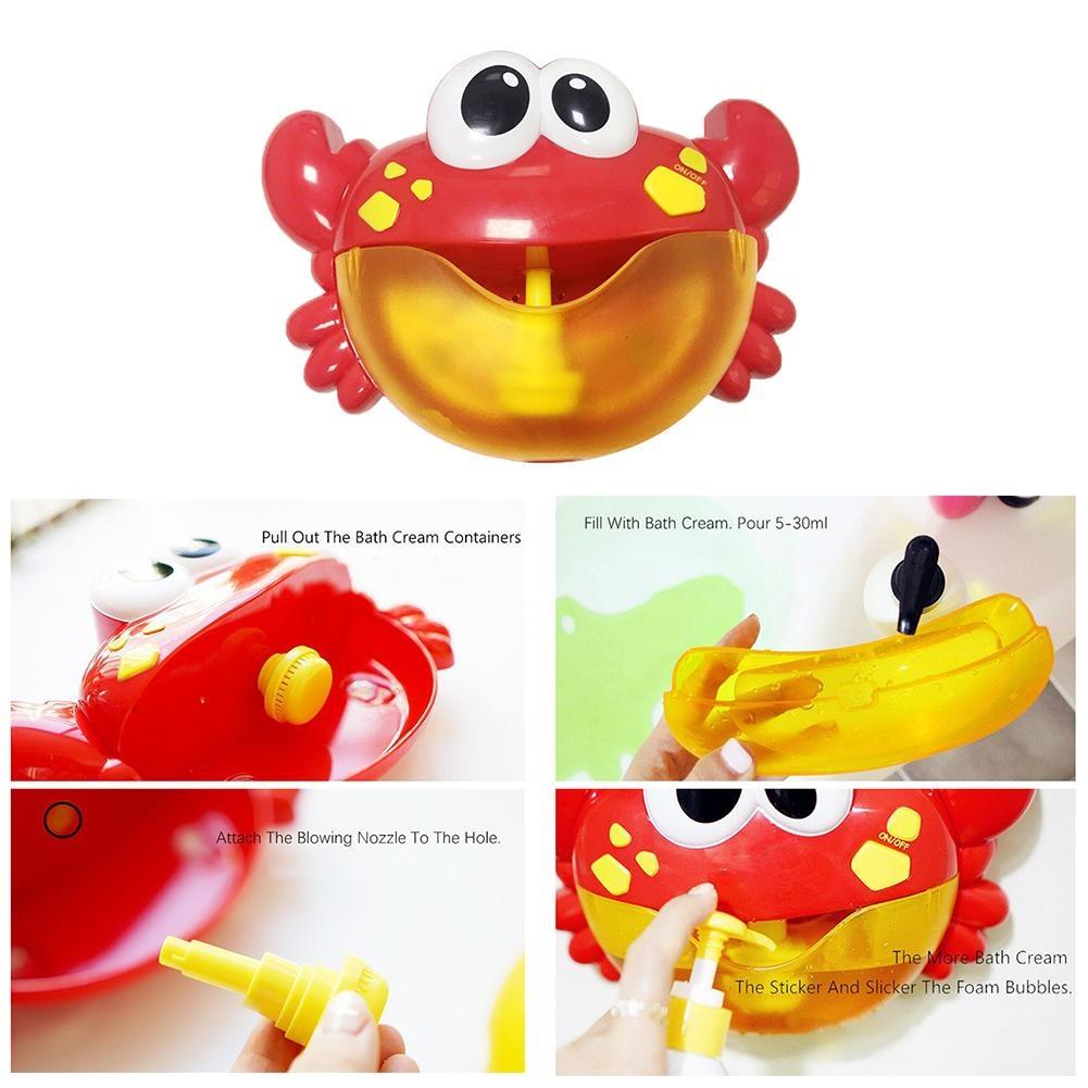 Baby Bath Toy Bubble Crabs Funny Music Bath Bubble Maker Pool Swimming Toys