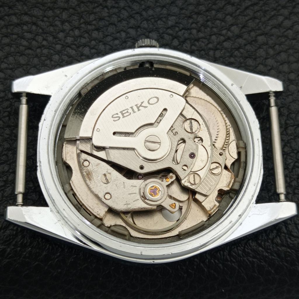 REFURBISHED SEIKO 5 AUTOMATIC 6309A JAPAN MENS VINTAGE SILVER WATCH a442833-1