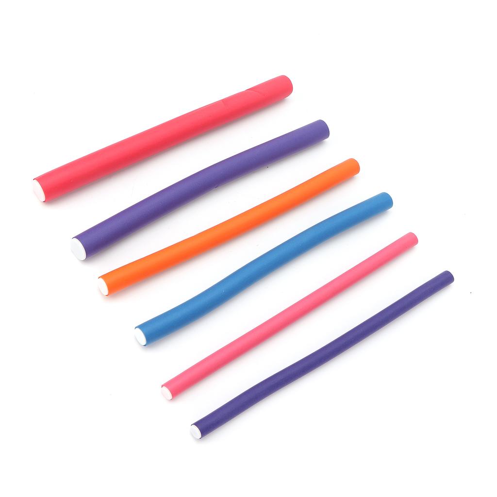 36Pcs Flexible Hair Curling Rods No Heat Soft Bendy Hair Wavy Rollers Hair Style Tools