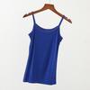 Damen Modal Camisole Tanktop Sommer Einfarbig Ärmellos Slim Fit Basic Unterhemd Große Größen Cami Top