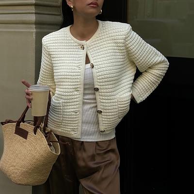 Urlaubsmode Langarm-Hemden mit Knöpfen und Pullover für Damen Herbst und Winter 2025
