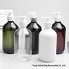 500ml Narrow-Neck PET Plastic Bottle with Threaded PP Lotion Pump for Shower Gel and Cosmetics