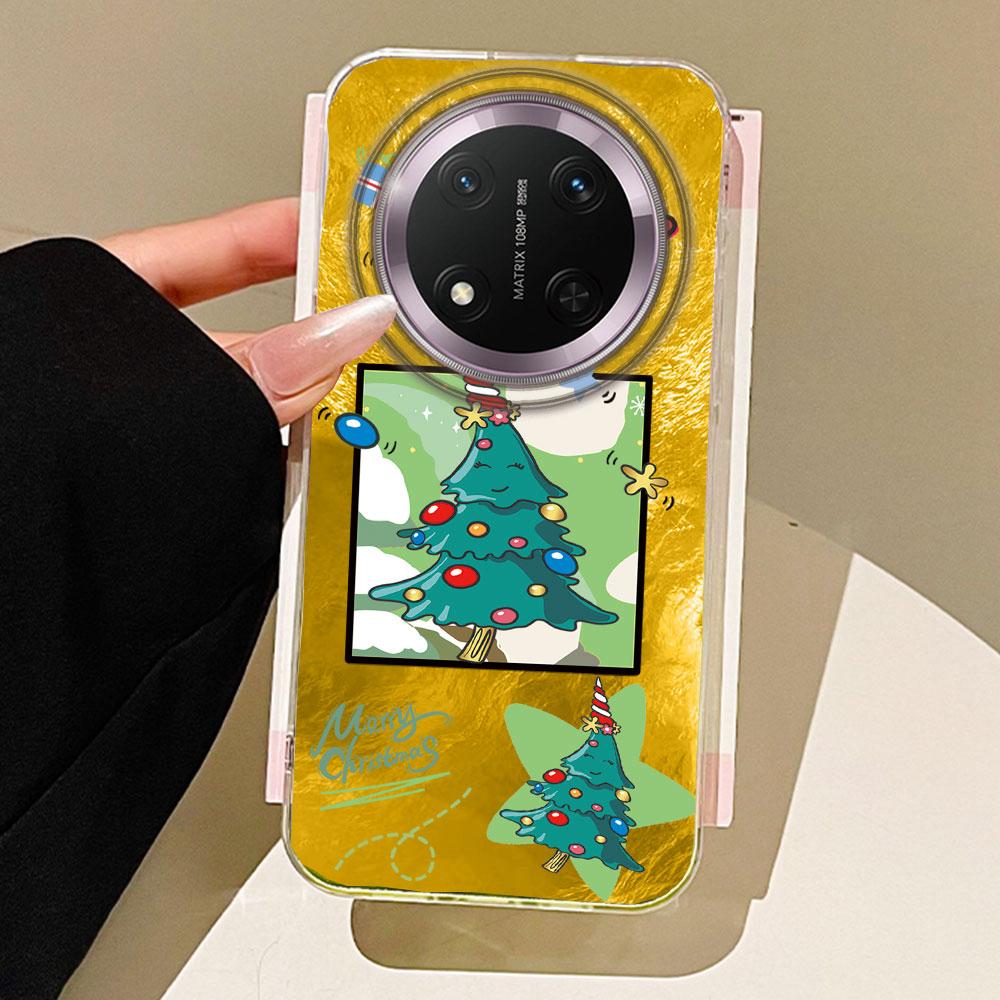 Merry Christmas Elk Tree Phone Case for Honor X9a X9c X9b X8b X8a X8c X7c X7b X6c 400 200 90 Smart Pro Magic7 6 5 70 Lite Cover
