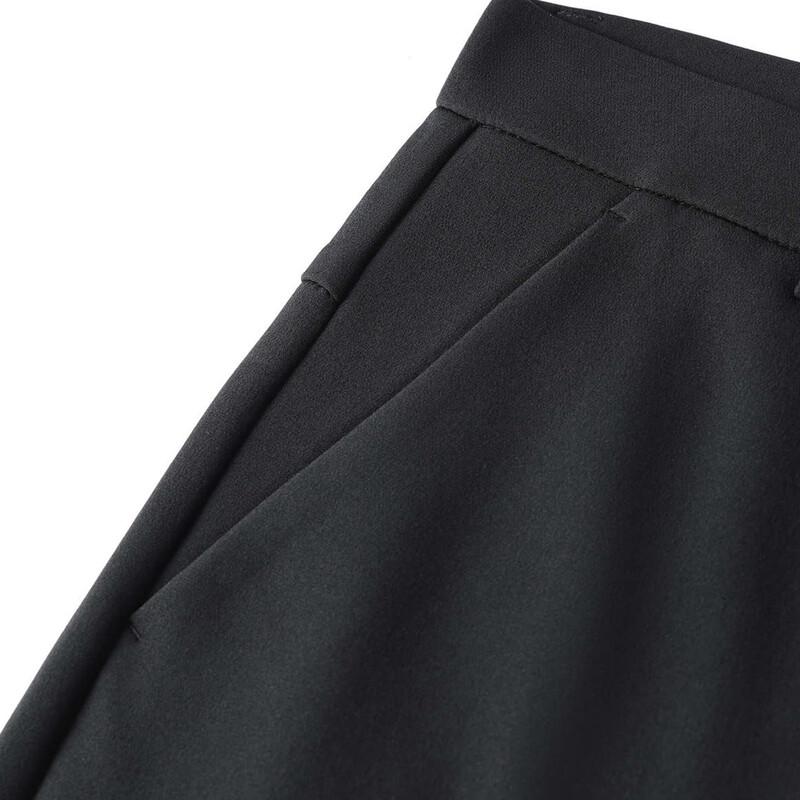 JOW Men's Thick Wrinkle-Resistant Straight-Leg Business Casual Pants