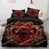 New Distressed Bedding Set Single Twin Full Queen King Size Bed Set Aldult Kid Bedroom Duvet cover Sets Skeleton Bed Sheet Set