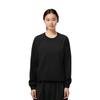 Li-Ning Solid Color Round Neck Pullover Long Sleeve Sweatshirt Women Sweatshirt Black AWDU144-5