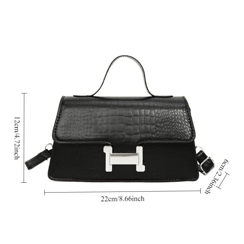 2025 New Versatile Women's Handbag, Simple and Fashionable Small Square Bag, French Casual Crossbody Bags