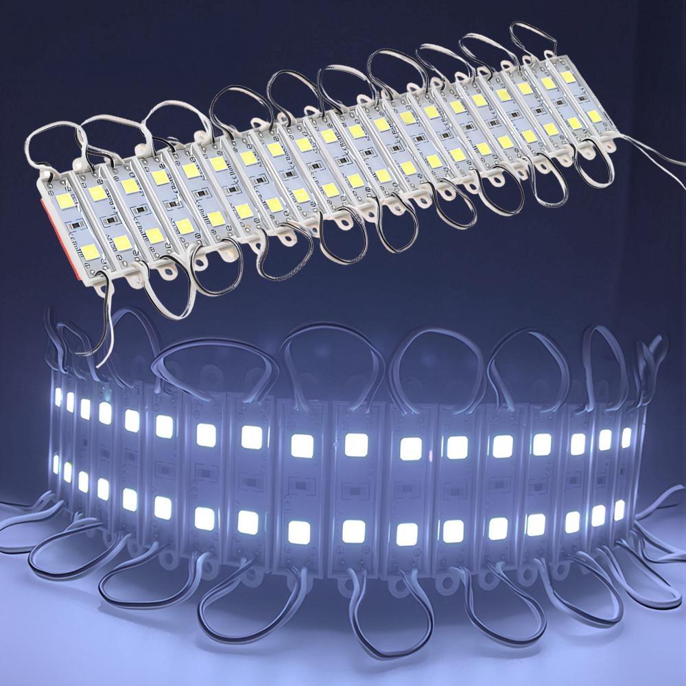 

Мини светодиодный модуль лампы для телевизора DC 12 В 5054 3609 2 светодиодных модуля водонепроницаемый для подсветки рекламы украшения света яркий дизайн 1PCS белый