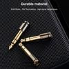 3 Pieces Stereo Audio Adapter 6.35mm 1/4 Male To 3.5mm 1/8 Female Stereo Headphone Adapter Gold Plated for Smartphones Tablets Headphone Speaker