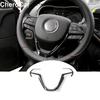 Steering Wheel Trim Cover Decor for for 14-20 Jeep Cherokee Grand Cherokee Black