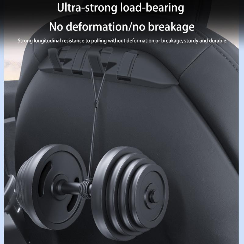cfseh5 For Tesla Model Y Juniper 2025/Tesla Model 3/Y 2017-2026+ ABS Multi-Functional Rear Seat Folding Hidden Hook High-Capacity Hooks