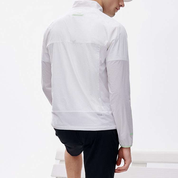 New FILA Jackets Men's Jade White A11M223703F-WT
