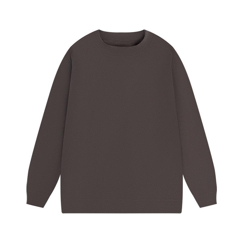 Men S Thick Fleece Lined Long Sleeve Sweatshirt Winter Warm Casual Top