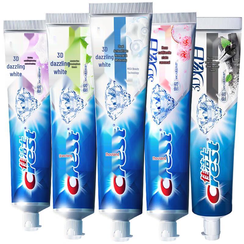 

Crest 3D White Toothpaste Assorted 5-Pack