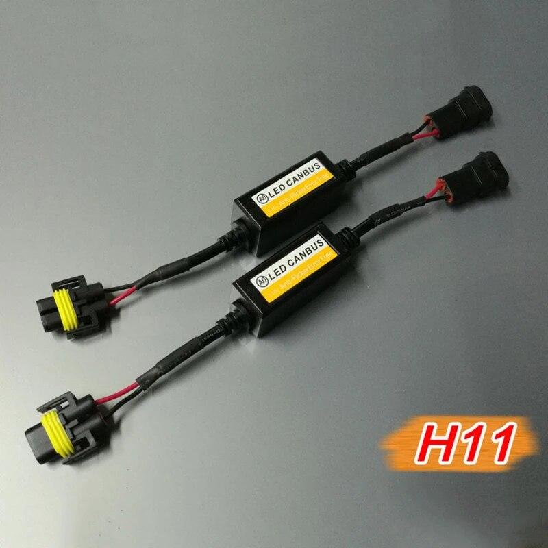 1Pair Led Canbus Decoder Lamp Failure Elimination Resistor H1 H4 H7 9005/9006/9012 Headlight Canceller Car Light Accessories